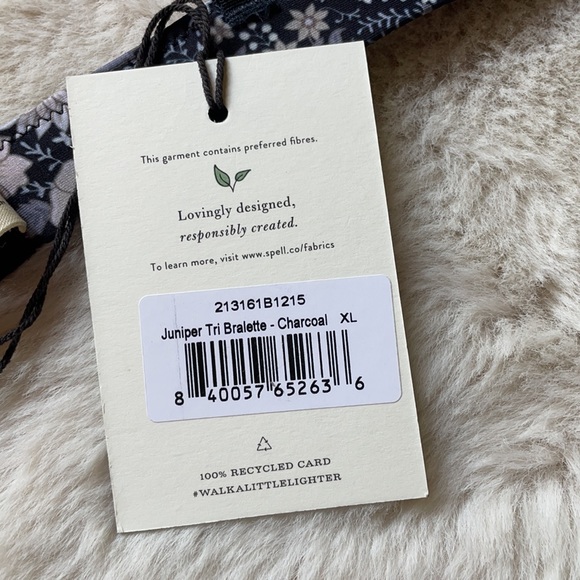 Spell | Juniper Tri Bralette in Charcoal | XL - Picture 13 of 13